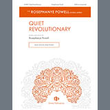 Download or print Rosephanye Powell Quiet Revolutionary Sheet Music Printable PDF 3-page score for Concert / arranged SSAA Choir SKU: 1758539