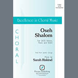 Download or print Sarah Riskind Oseh Shalom Sheet Music Printable PDF 11-page score for Concert / arranged SATB Choir SKU: 1913962