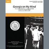 Download or print Stuart Gorrell and Hoagy Carmichael Georgia on My Mind (arr. Steve Jamison) Sheet Music Printable PDF 4-page score for Standards / arranged TTBB Choir SKU: 459678