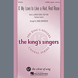 Download or print Traditional O My Love Is Like A Red, Red Rose (arr. Simon Carrington) Sheet Music Printable PDF 6-page score for Concert / arranged SATB Choir SKU: 72110