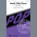 Download or print Stray Cats Rock This Town (arr. Kirby Shaw) Sheet Music Printable PDF 10-page score for Rock / arranged SATB Choir SKU: 1403828