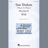 Download or print Will Lopes Sim Shalom Sheet Music Printable PDF 10-page score for Concert / arranged SATB Choir SKU: 195490