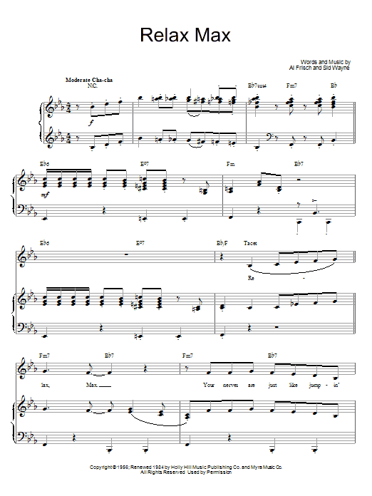 Learn to play Dinah Washington Relax Max sheet music for Piano, Vocal & Guitar Chords (Right-Hand Melody) in minutes. Price: 7.8900$ Dinah Washington Relax Max sheet music notes and chords arranged for Piano, Vocal & Guitar Chords (Right-Hand Melody)