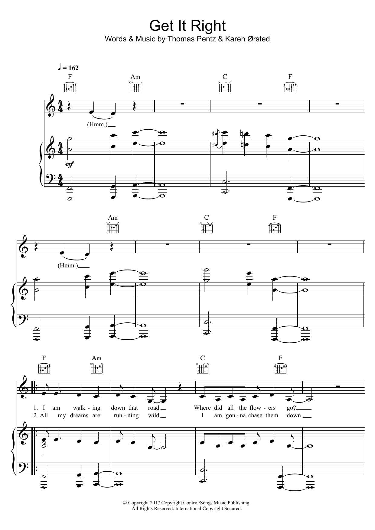 Learn to play Diplo Get It Right (feat. MØ) sheet music for Piano, Vocal & Guitar Chords in minutes. Price: 7.8900$ Diplo Get It Right (feat. MØ) sheet music notes and chords arranged for Piano, Vocal & Guitar Chords