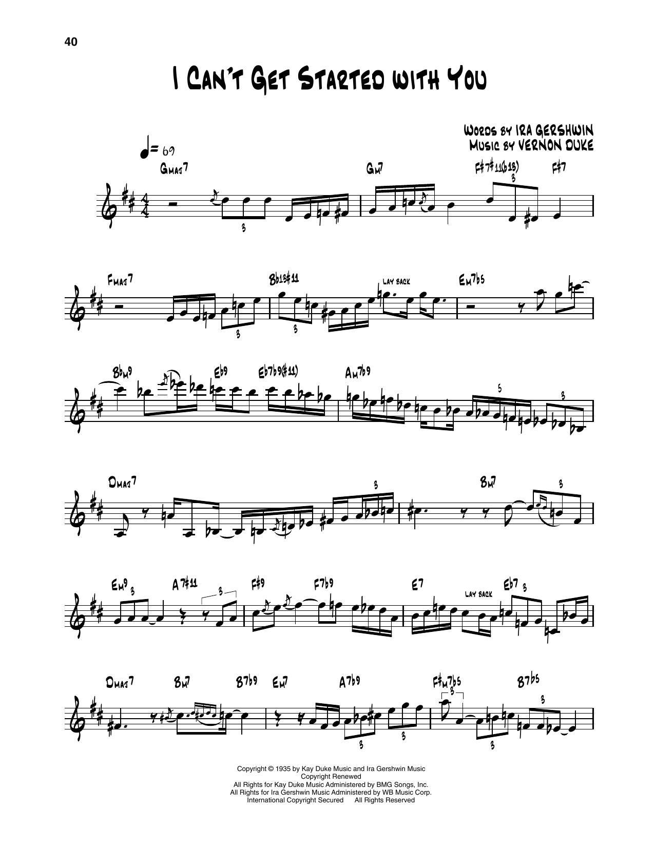 Learn to play Dizzy Gillespie I Can't Get Started sheet music for Trumpet Transcription in minutes. Price: 5.9900$ Dizzy Gillespie I Can't Get Started sheet music notes and chords arranged for Trumpet Transcription