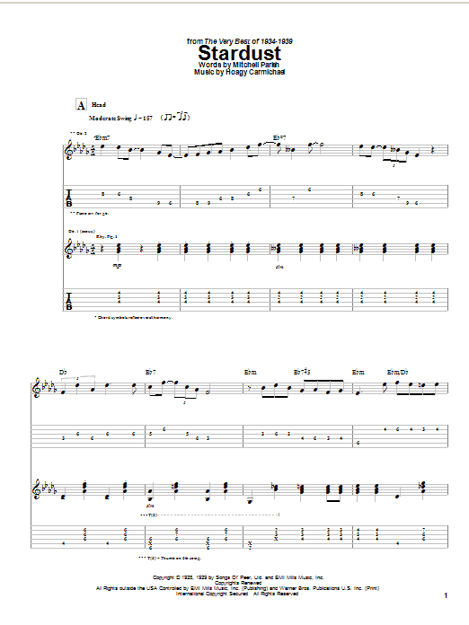 Learn to play Django Reinhardt Stardust sheet music for Guitar Tab in minutes. Price: 7.8900$ Django Reinhardt Stardust sheet music notes and chords arranged for Guitar Tab