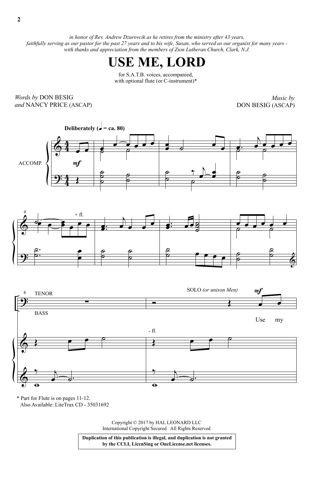 Don Besig and Nancy Price Use Me, Lord sheet music notes and chords. Download Printable PDF.