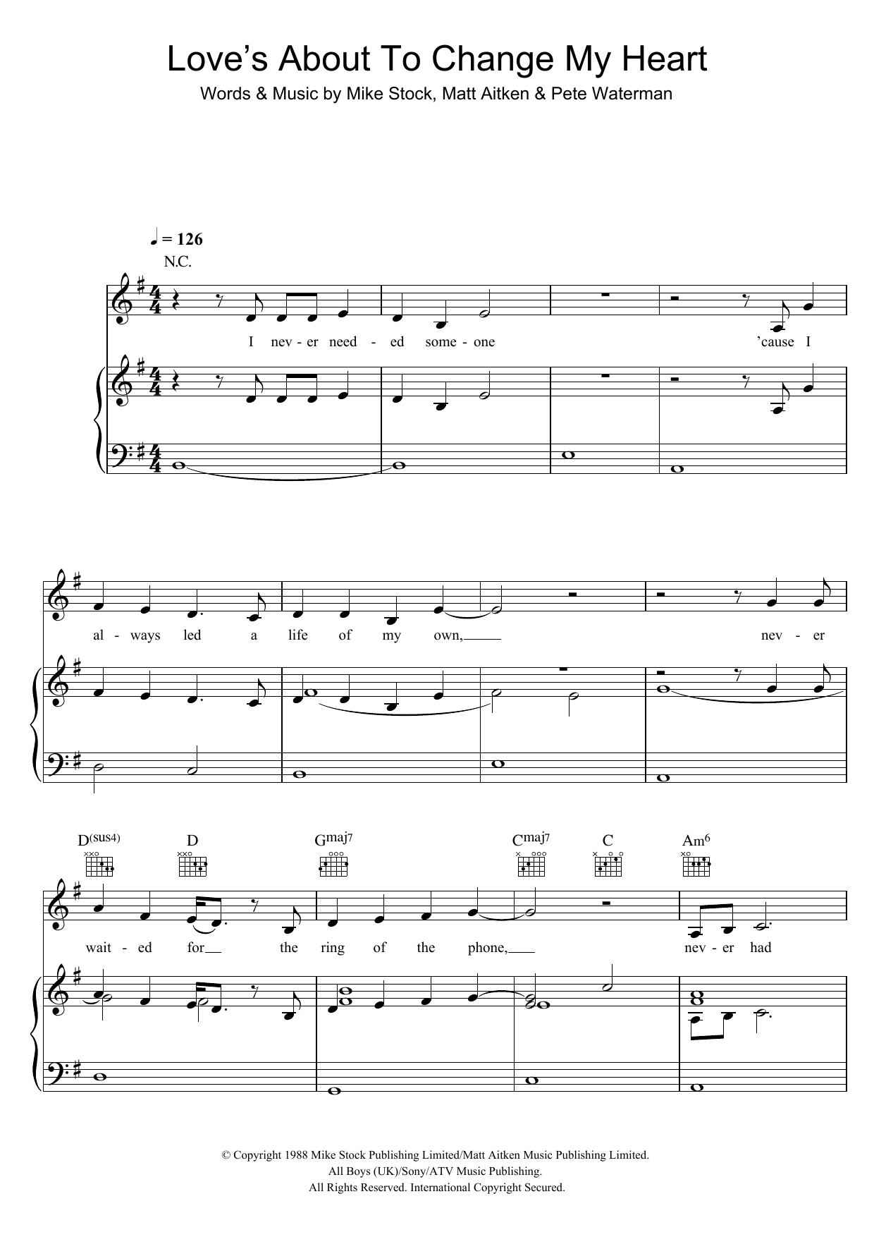 Learn to play Donna Summer Love's About To Change My Heart sheet music for Piano, Vocal & Guitar Chords in minutes. Price: 7.8900$ Donna Summer Love's About To Change My Heart sheet music notes and chords arranged for Piano, Vocal & Guitar Chords