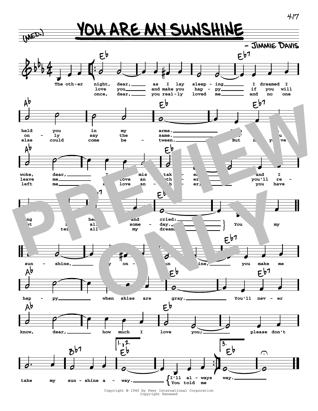 Learn to play Duane Eddy You Are My Sunshine (Low Voice) sheet music for Real Book – Melody, Lyrics & Chords in minutes. Price: 5.9900$ Duane Eddy You Are My Sunshine (Low Voice) sheet music notes and chords arranged for Real Book – Melody, Lyrics & Chords