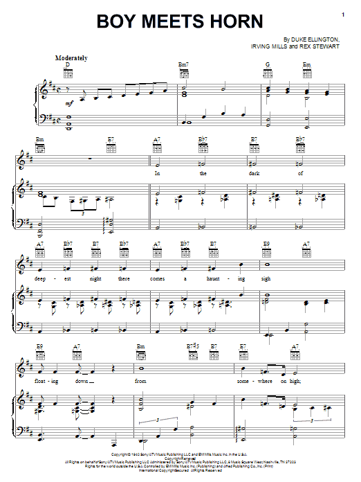 Learn to play Duke Ellington Boy Meets Horn sheet music for Real Book – Melody & Chords in minutes. Price: 5.9900$ Duke Ellington Boy Meets Horn sheet music notes and chords arranged for Real Book – Melody & Chords