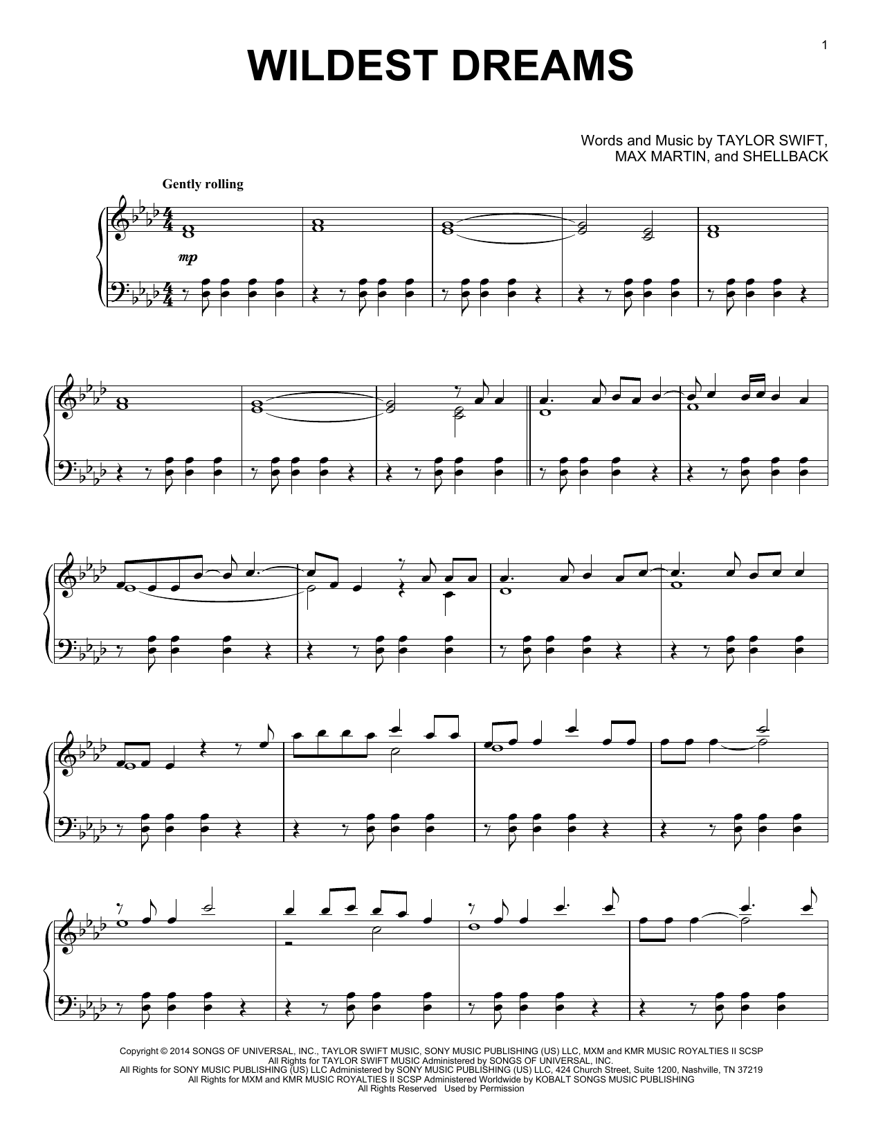 Duomo Wildest Dreams (from the Netflix series Bridgerton) sheet music notes and chords. Download Printable PDF.