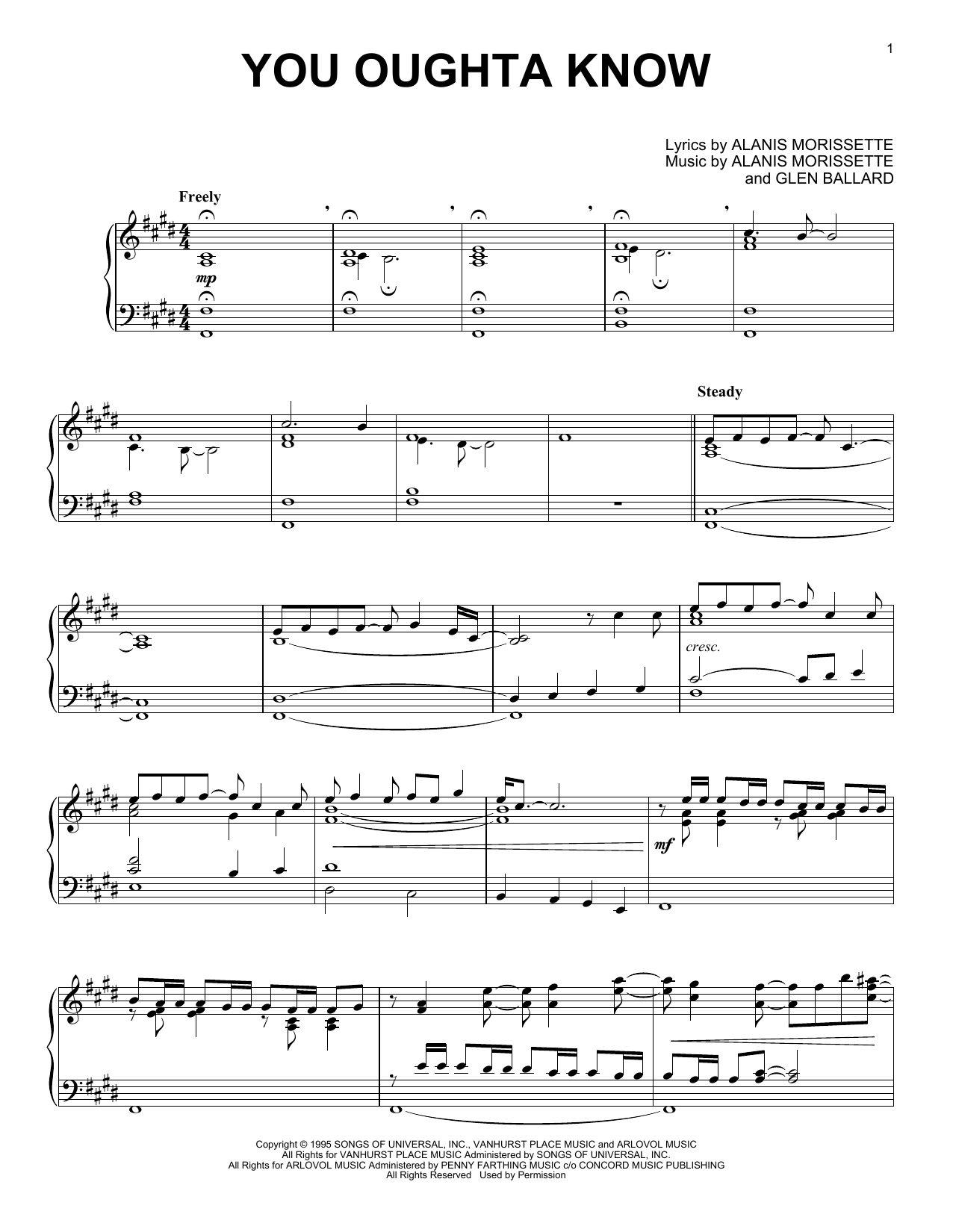 Duomo You Oughta Know (from the Netflix series Bridgerton) sheet music notes and chords. Download Printable PDF.