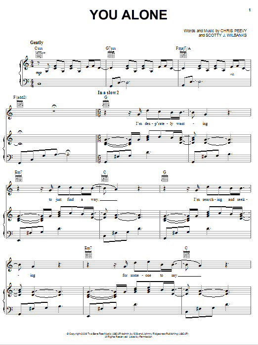 Learn to play Echoing Angels You Alone sheet music for Piano, Vocal & Guitar Chords (Right-Hand Melody) in minutes. Price: 7.8900$ Echoing Angels You Alone sheet music notes and chords arranged for Piano, Vocal & Guitar Chords (Right-Hand Melody)