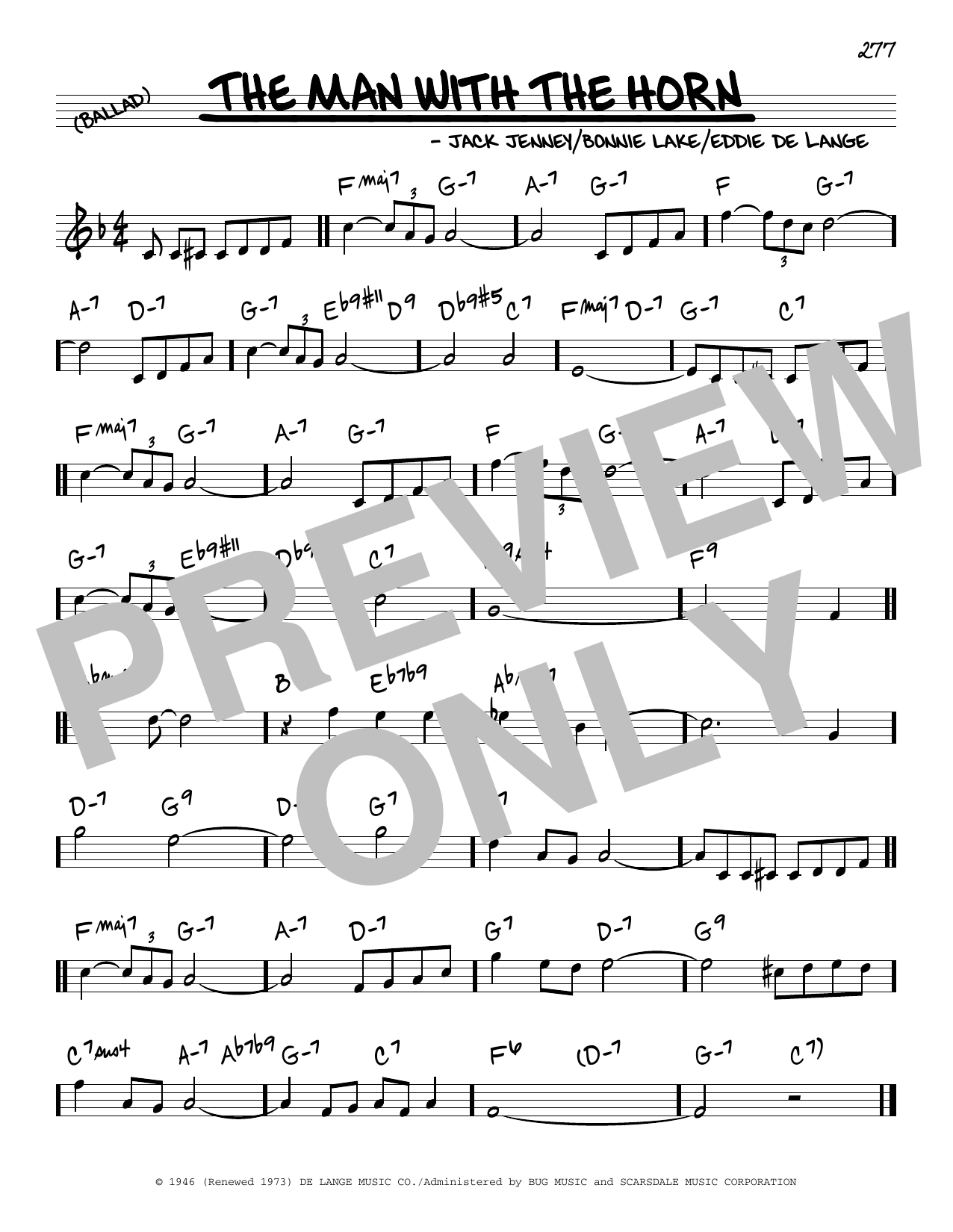 Learn to play Eddie De Lange The Man With The Horn sheet music for Real Book – Melody & Chords in minutes. Price: 5.9900$ Eddie De Lange The Man With The Horn sheet music notes and chords arranged for Real Book – Melody & Chords