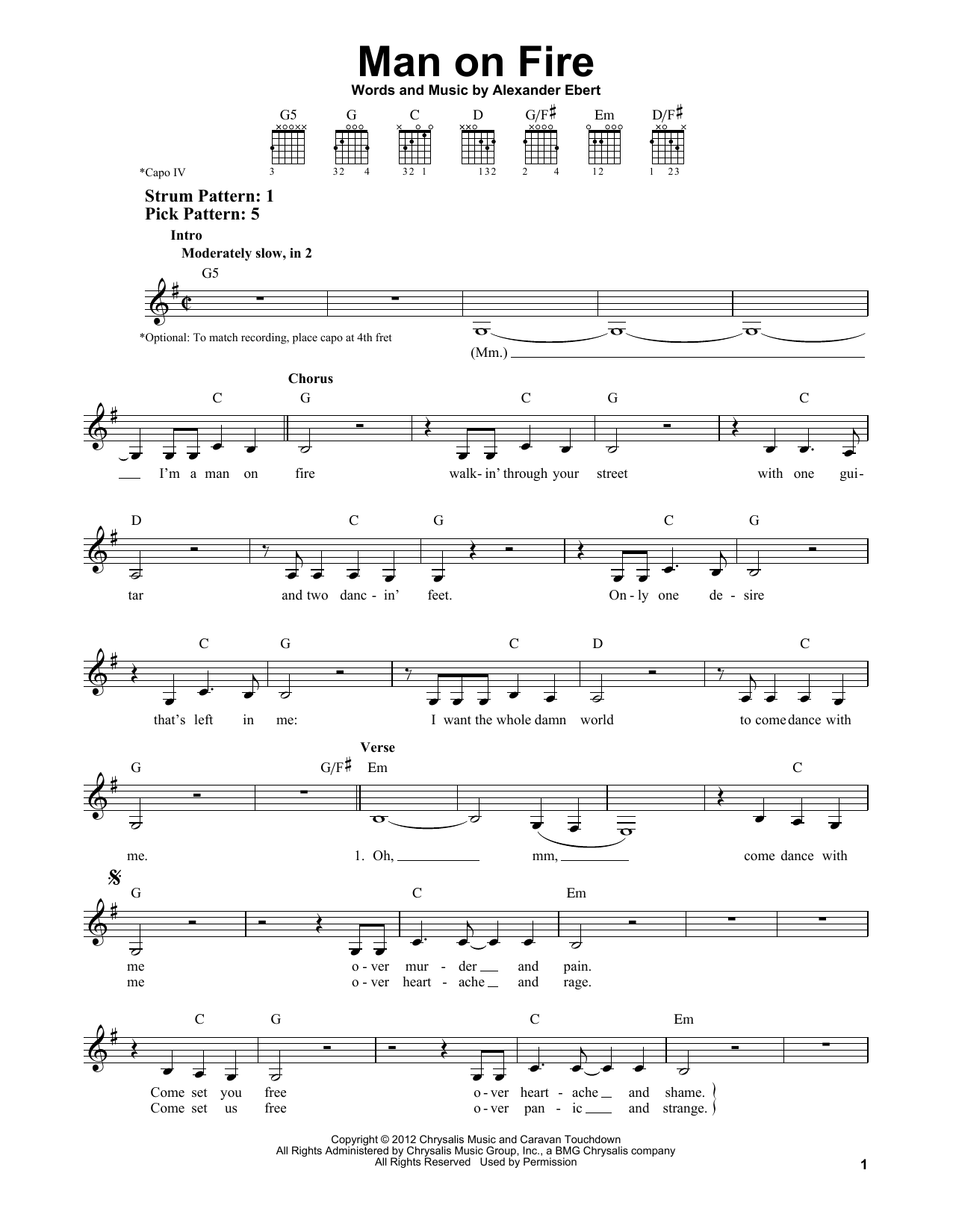 Edward Sharpe and the Magnetic Zeros Man On Fire sheet music notes and chords. Download Printable PDF.