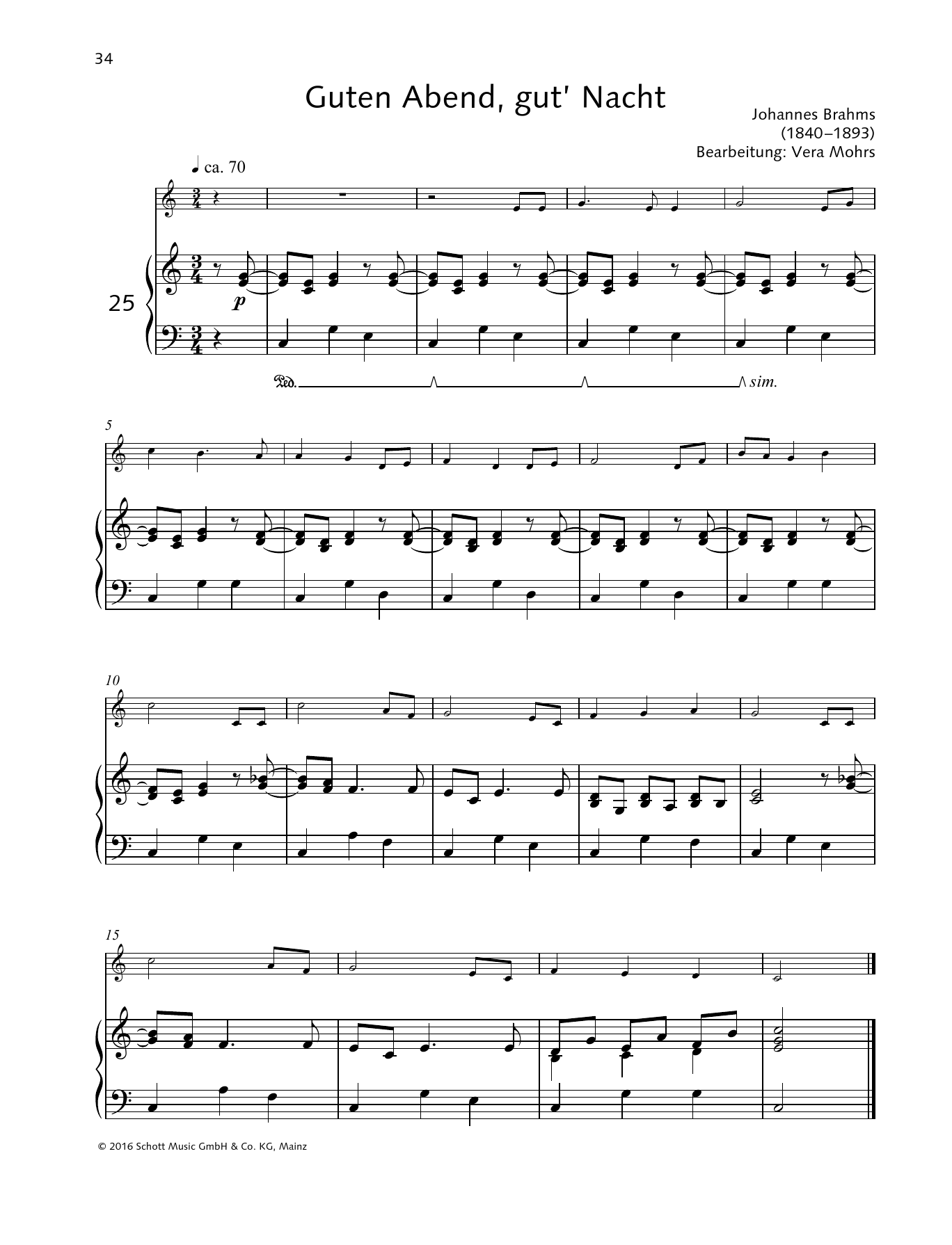 Learn to play Elisabeth Kretschmann Guten Abend, gut' Nacht sheet music for Woodwind Solo in minutes. Price: 3.9900$ Elisabeth Kretschmann Guten Abend, gut' Nacht sheet music notes and chords arranged for Woodwind Solo