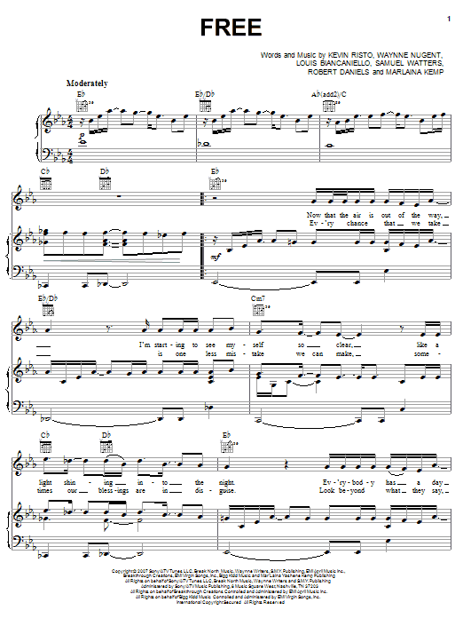 Elliott Yamin Free sheet music notes and chords arranged for Piano, Vocal & Guitar Chords (Right-Hand Melody)