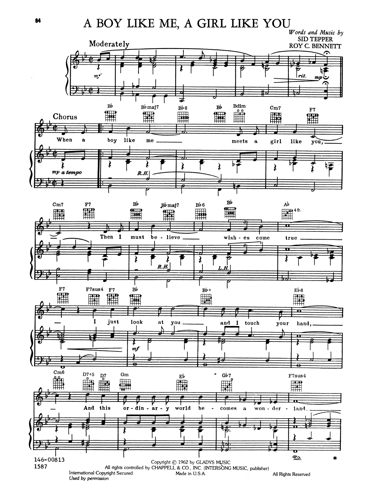Learn to play Elvis Presley Boy Like Me, A Girl Like You sheet music for Piano, Vocal & Guitar Chords (Right-Hand Melody) in minutes. Price: 7.8900$ Elvis Presley Boy Like Me, A Girl Like You sheet music notes and chords arranged for Piano, Vocal & Guitar Chords (Right-Hand Melody)