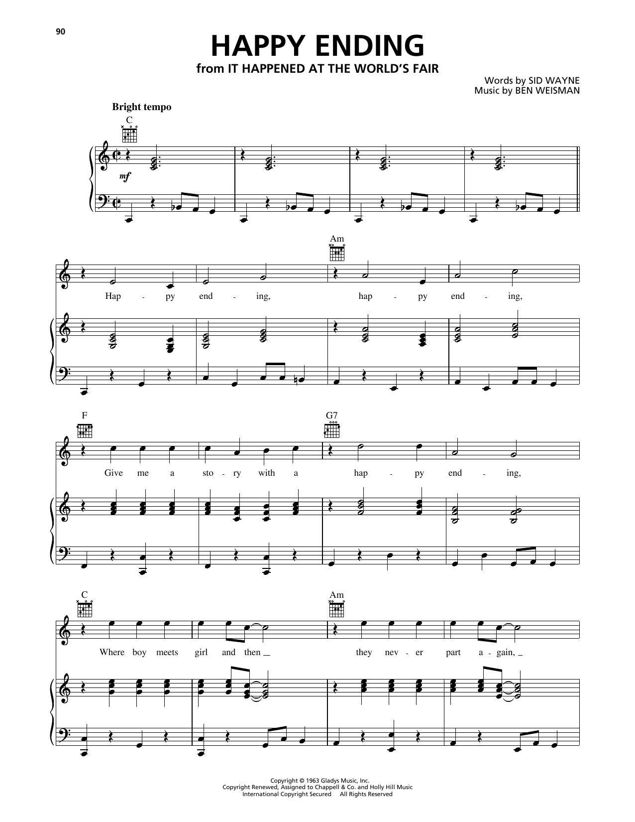 Learn to play Elvis Presley Happy Ending sheet music for Piano, Vocal & Guitar Chords (Right-Hand Melody) in minutes. Price: 7.8900$ Elvis Presley Happy Ending sheet music notes and chords arranged for Piano, Vocal & Guitar Chords (Right-Hand Melody)