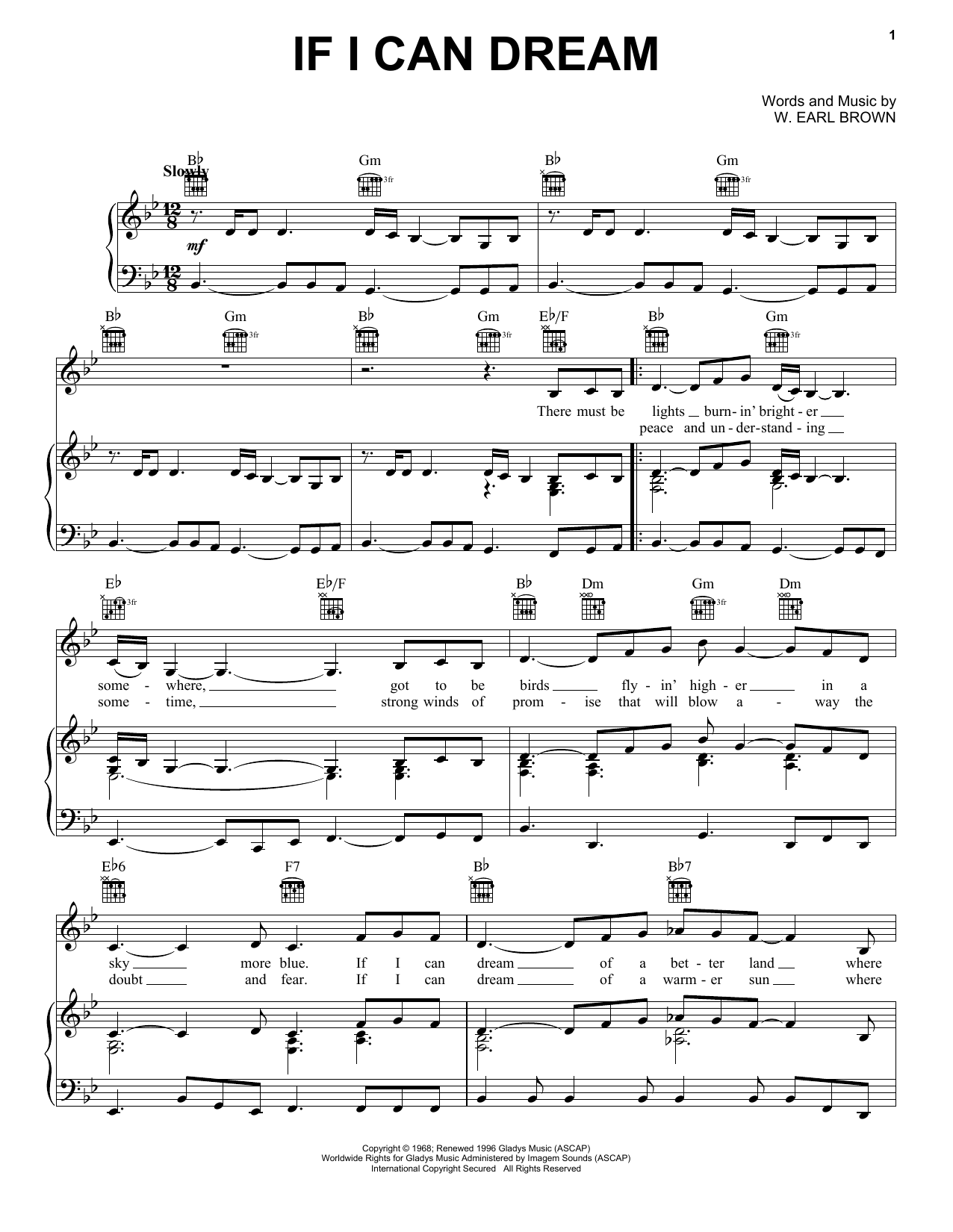 Elvis Presley If I Can Dream sheet music notes and chords. Download Printable PDF.