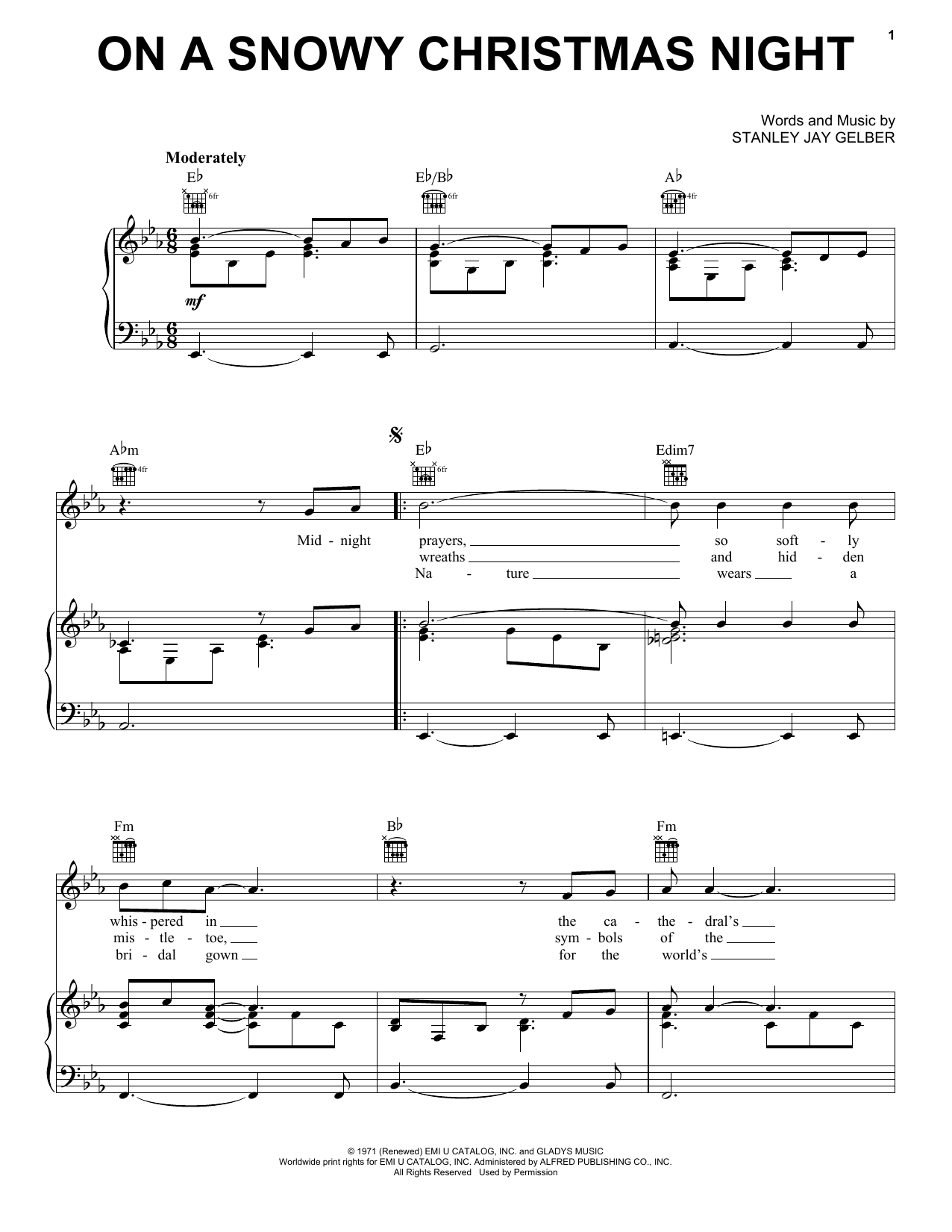 Learn to play Elvis Presley On A Snowy Christmas Night sheet music for Piano, Vocal & Guitar Chords (Right-Hand Melody) in minutes. Price: 7.8900$ Elvis Presley On A Snowy Christmas Night sheet music notes and chords arranged for Piano, Vocal & Guitar Chords (Right-Hand Melody)