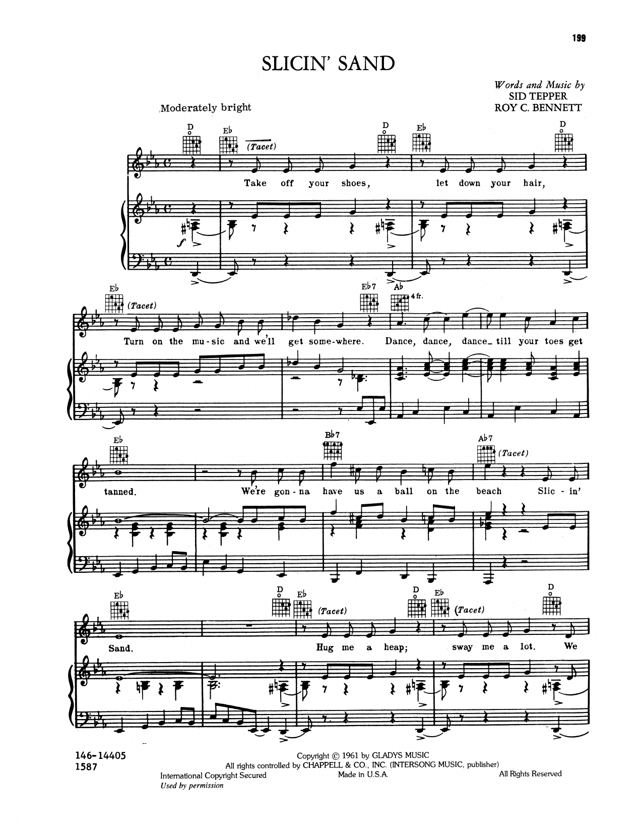 Learn to play Elvis Presley Slicin' Sand sheet music for Piano, Vocal & Guitar Chords (Right-Hand Melody) in minutes. Price: 7.8900$ Elvis Presley Slicin' Sand sheet music notes and chords arranged for Piano, Vocal & Guitar Chords (Right-Hand Melody)