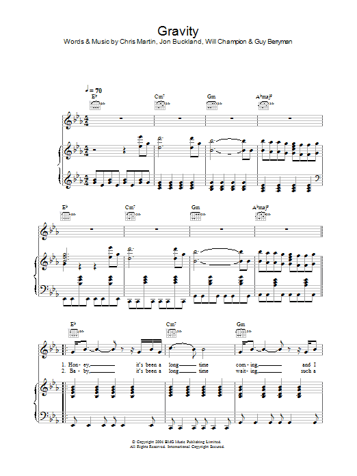 Embrace Gravity sheet music notes and chords. Download Printable PDF.