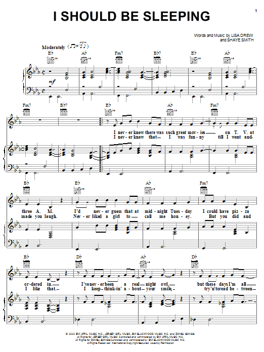 Learn to play Emerson Drive I Should Be Sleeping sheet music for Piano, Vocal & Guitar Chords (Right-Hand Melody) in minutes. Price: 7.8900$ Emerson Drive I Should Be Sleeping sheet music notes and chords arranged for Piano, Vocal & Guitar Chords (Right-Hand Melody)