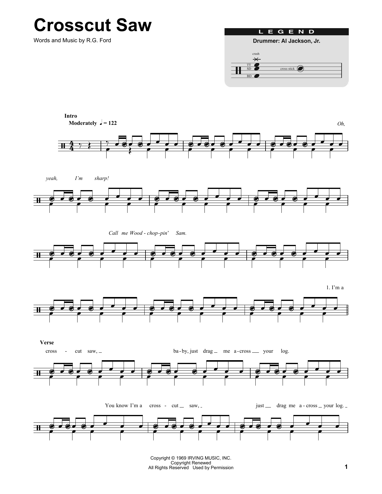 Eric Clapton Crosscut Saw sheet music notes and chords. Download Printable PDF.