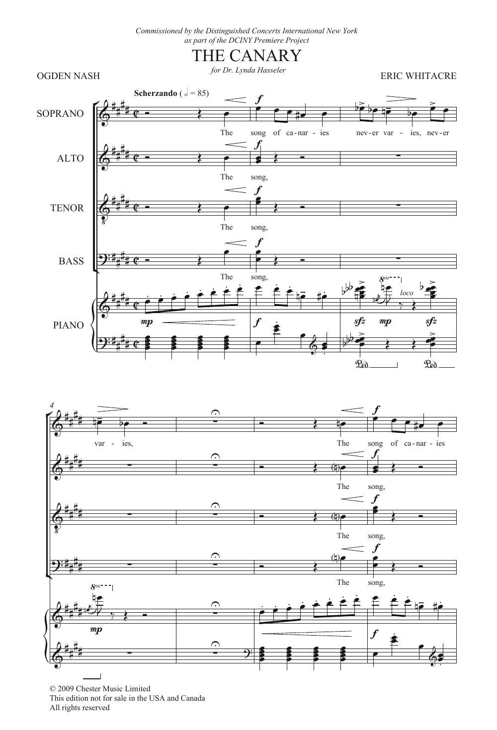 Eric Whitacre Animal Crackers, Vol. 2 sheet music notes and chords. Download Printable PDF.