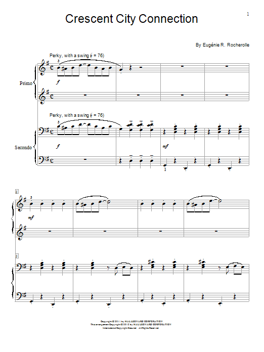 Learn to play Wendy Stevens Crescent City Connection sheet music for Piano Duet in minutes. Price: 7.8900$ Wendy Stevens Crescent City Connection sheet music notes and chords arranged for Piano Duet