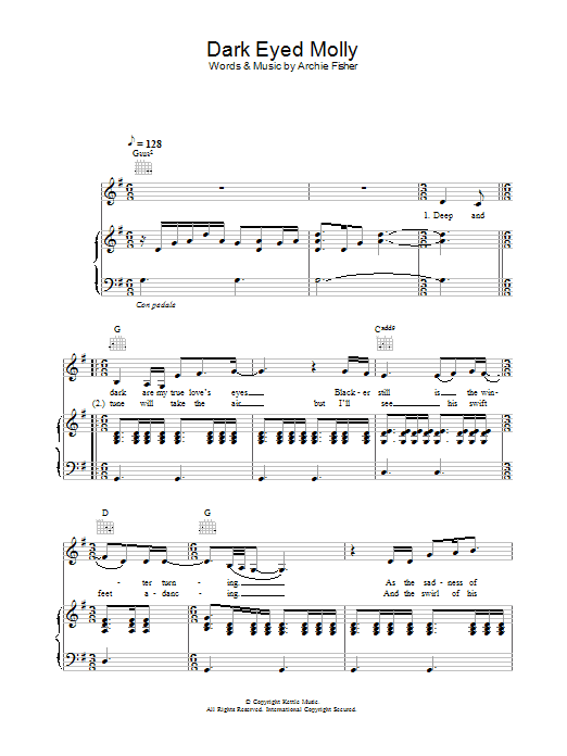 Learn to play Eva Cassidy Dark Eyed Molly sheet music for Guitar Tab in minutes. Price: 7.8900$ Eva Cassidy Dark Eyed Molly sheet music notes and chords arranged for Guitar Tab