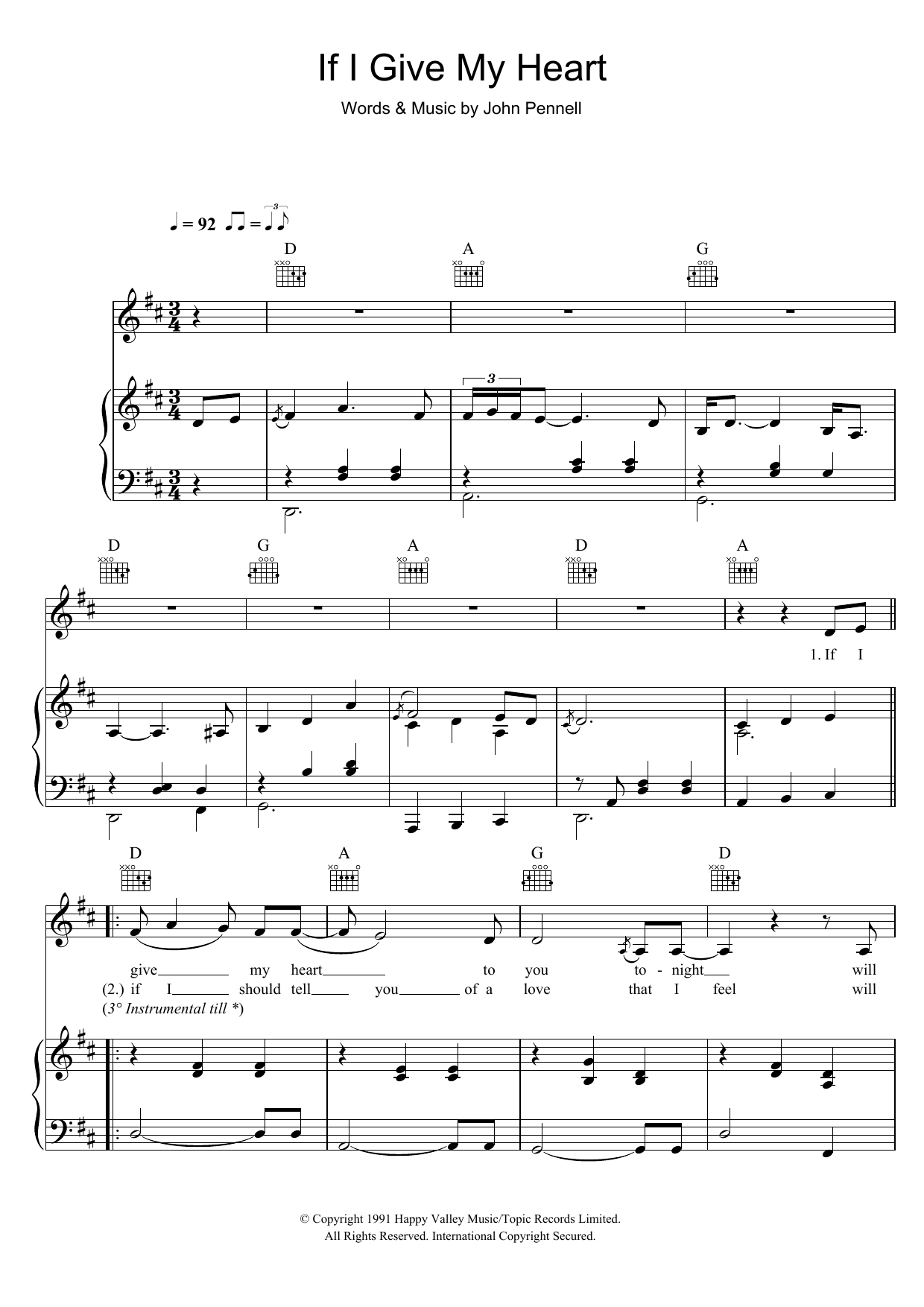Learn to play Eva Cassidy If I Give My Heart sheet music for Piano, Vocal & Guitar Chords in minutes. Price: 7.8900$ Eva Cassidy If I Give My Heart sheet music notes and chords arranged for Piano, Vocal & Guitar Chords