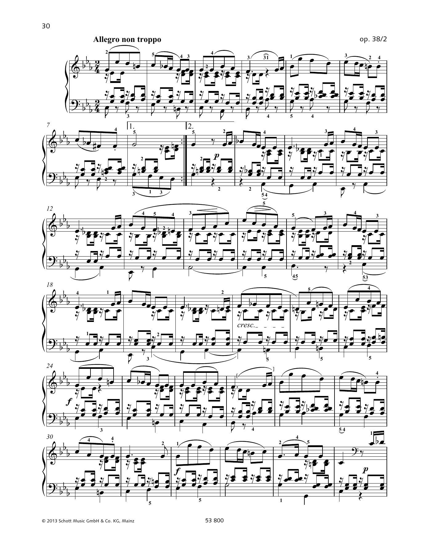 Learn to play Felix Mendelssohn Bartholdy Allegro non troppo sheet music for Piano Solo in minutes. Price: 6.9900$ Felix Mendelssohn Bartholdy Allegro non troppo sheet music notes and chords arranged for Piano Solo