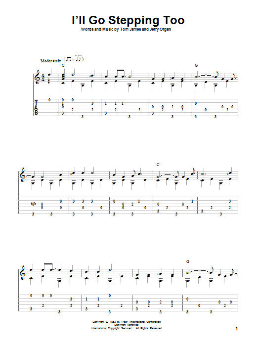 Flatt & Scruggs I'll Go Stepping Too sheet music notes and chords. Download Printable PDF.