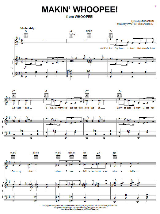 Frank Sinatra Makin' Whoopee! sheet music notes and chords. Download Printable PDF.