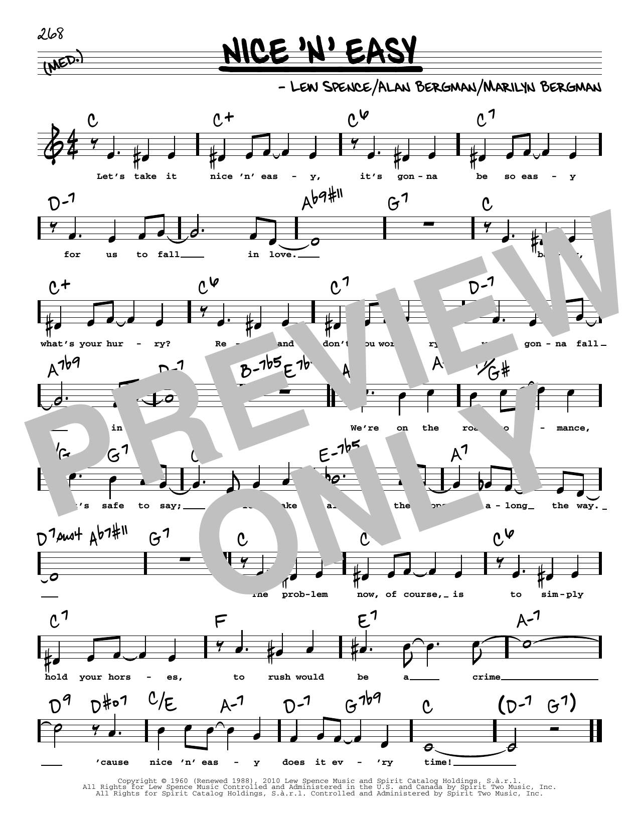 Learn to play Frank Sinatra Nice 'n' Easy (High Voice) sheet music for Real Book – Melody, Lyrics & Chords in minutes. Price: 5.9900$ Frank Sinatra Nice 'n' Easy (High Voice) sheet music notes and chords arranged for Real Book – Melody, Lyrics & Chords