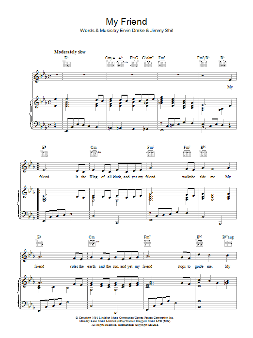 Learn to play Frankie Laine My Friend sheet music for Piano, Vocal & Guitar Chords in minutes. Price: 7.8900$ Frankie Laine My Friend sheet music notes and chords arranged for Piano, Vocal & Guitar Chords