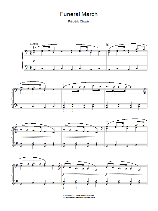 Frederic Chopin Sonata No. 2 In Bb Minor, Op. 35 (Funeral March) sheet music notes and chords. Download Printable PDF.