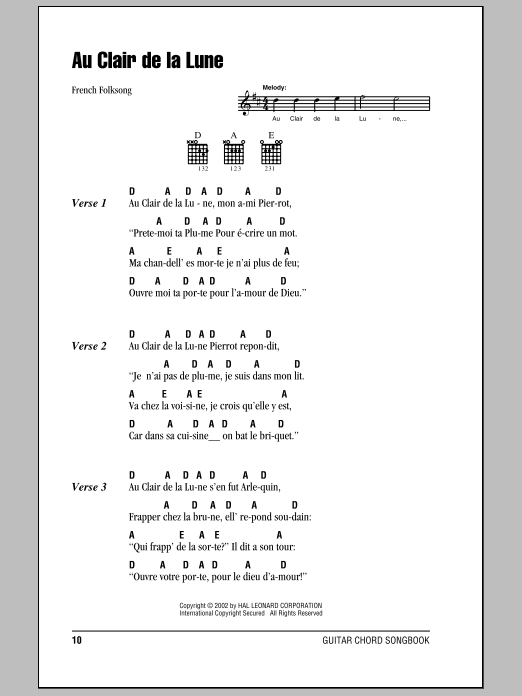  Sheet Music