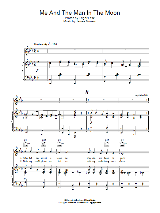 Learn to play G. H. Elliott Me And The Man In The Moon sheet music for Piano, Vocal & Guitar Chords in minutes. Price: 7.8900$ G. H. Elliott Me And The Man In The Moon sheet music notes and chords arranged for Piano, Vocal & Guitar Chords