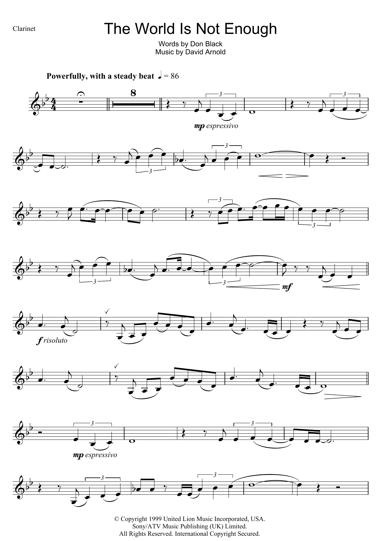 Garbage The World Is Not Enough sheet music notes and chords. Download Printable PDF.