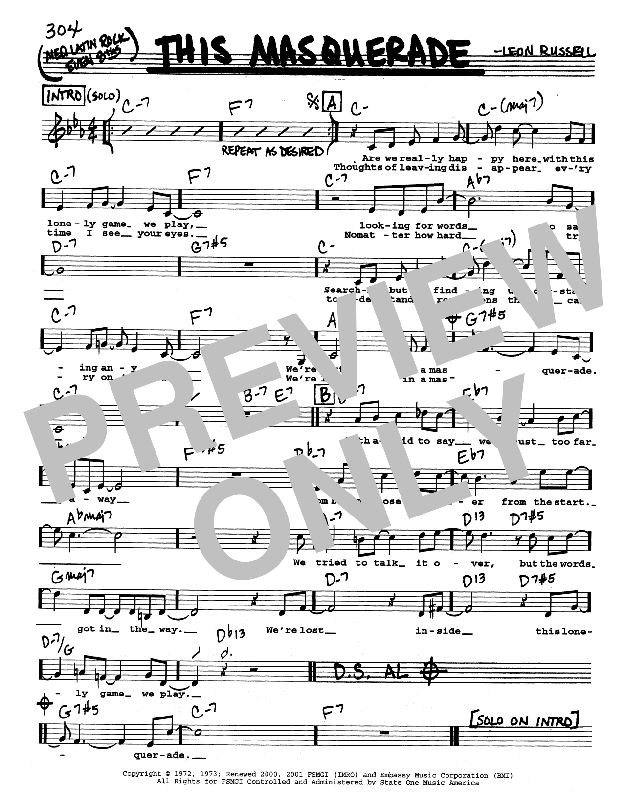 George Benson This Masquerade (Low Voice) sheet music notes and chords. Download Printable PDF.