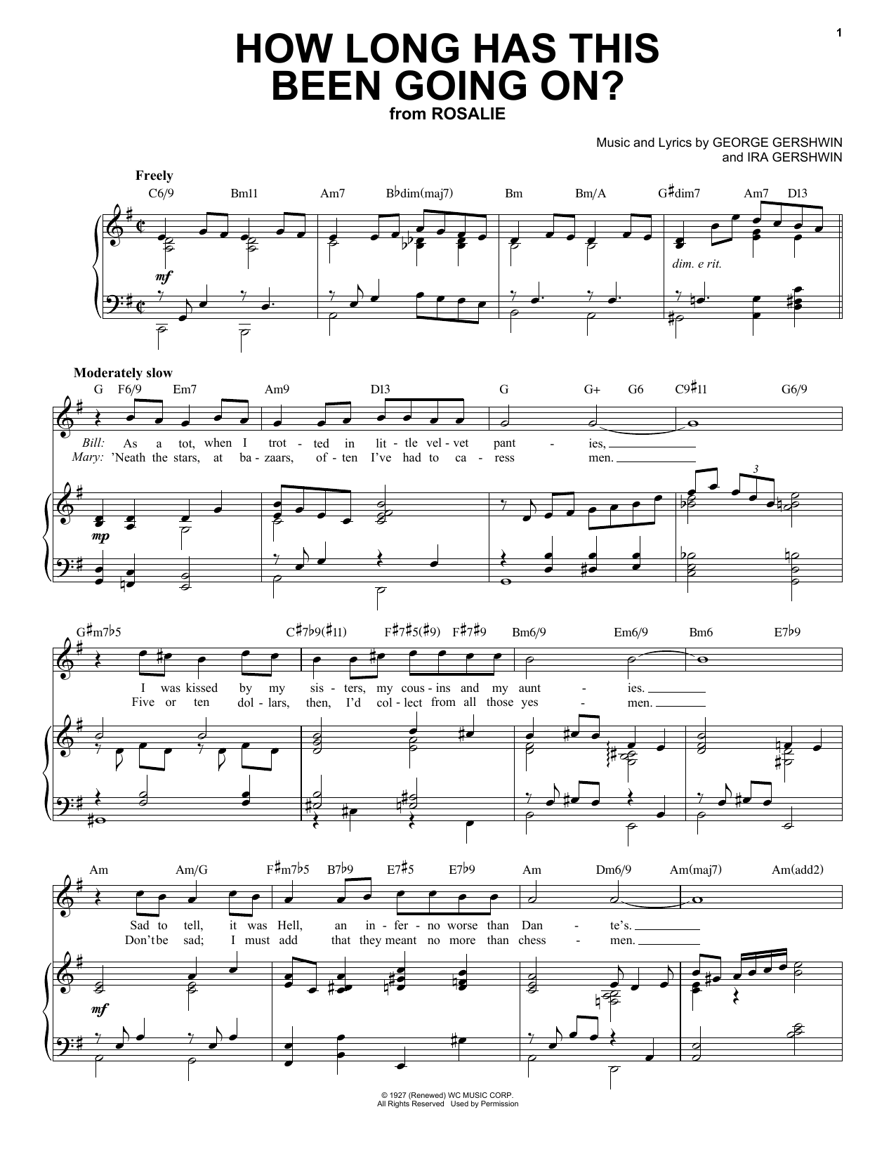 George Gershwin How Long Has This Been Going On? [Jazz version] (arr. Brent Edstrom) sheet music notes and chords arranged for Piano Solo