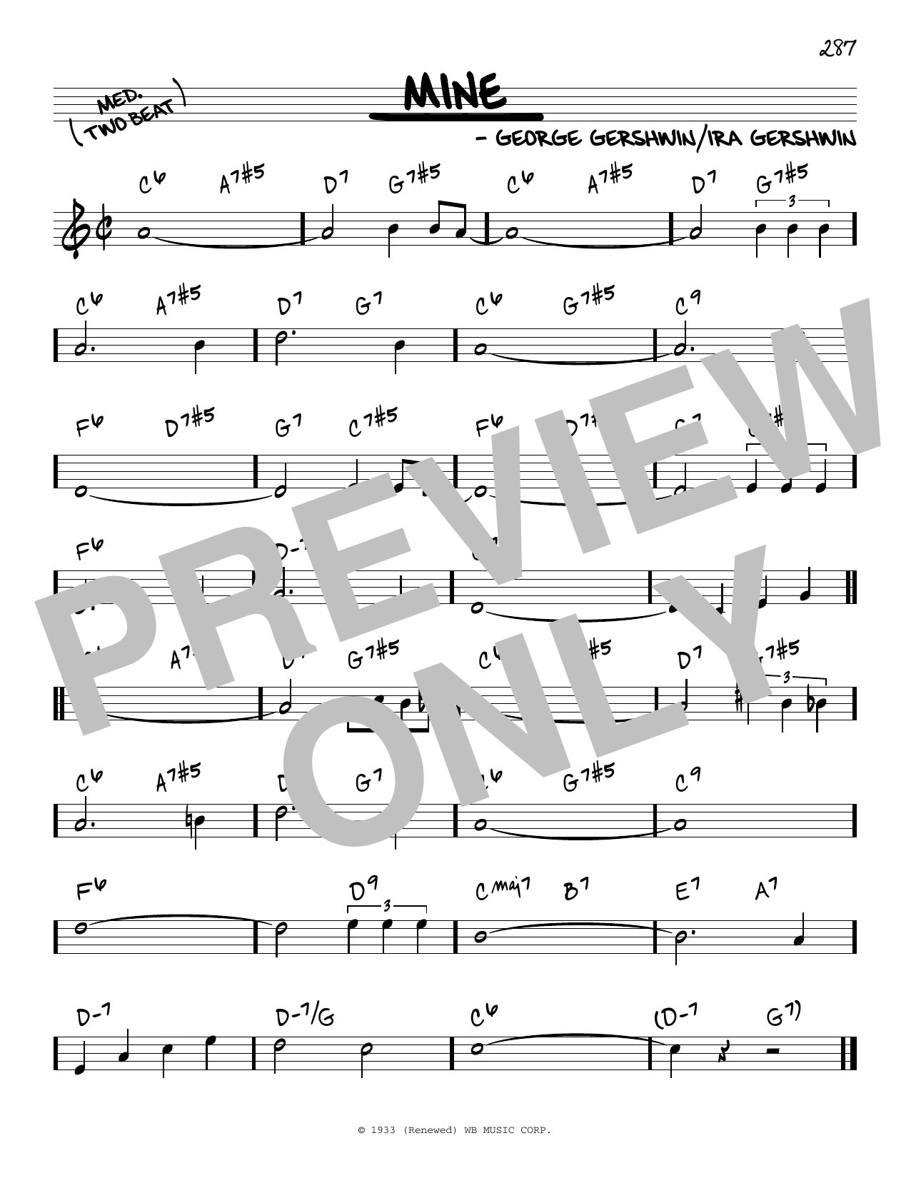 Learn to play George Gershwin Mine sheet music for Real Book – Melody & Chords in minutes. Price: 5.9900$ George Gershwin Mine sheet music notes and chords arranged for Real Book – Melody & Chords