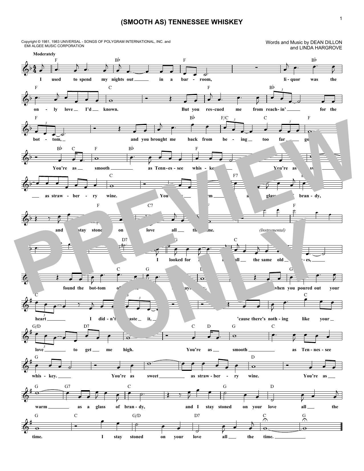 Learn to play Chris Stapleton Tennessee Whiskey sheet music for Lead Sheet / Fake Book in minutes. Price: 5.9900$ Chris Stapleton Tennessee Whiskey sheet music notes and chords arranged for Lead Sheet / Fake Book