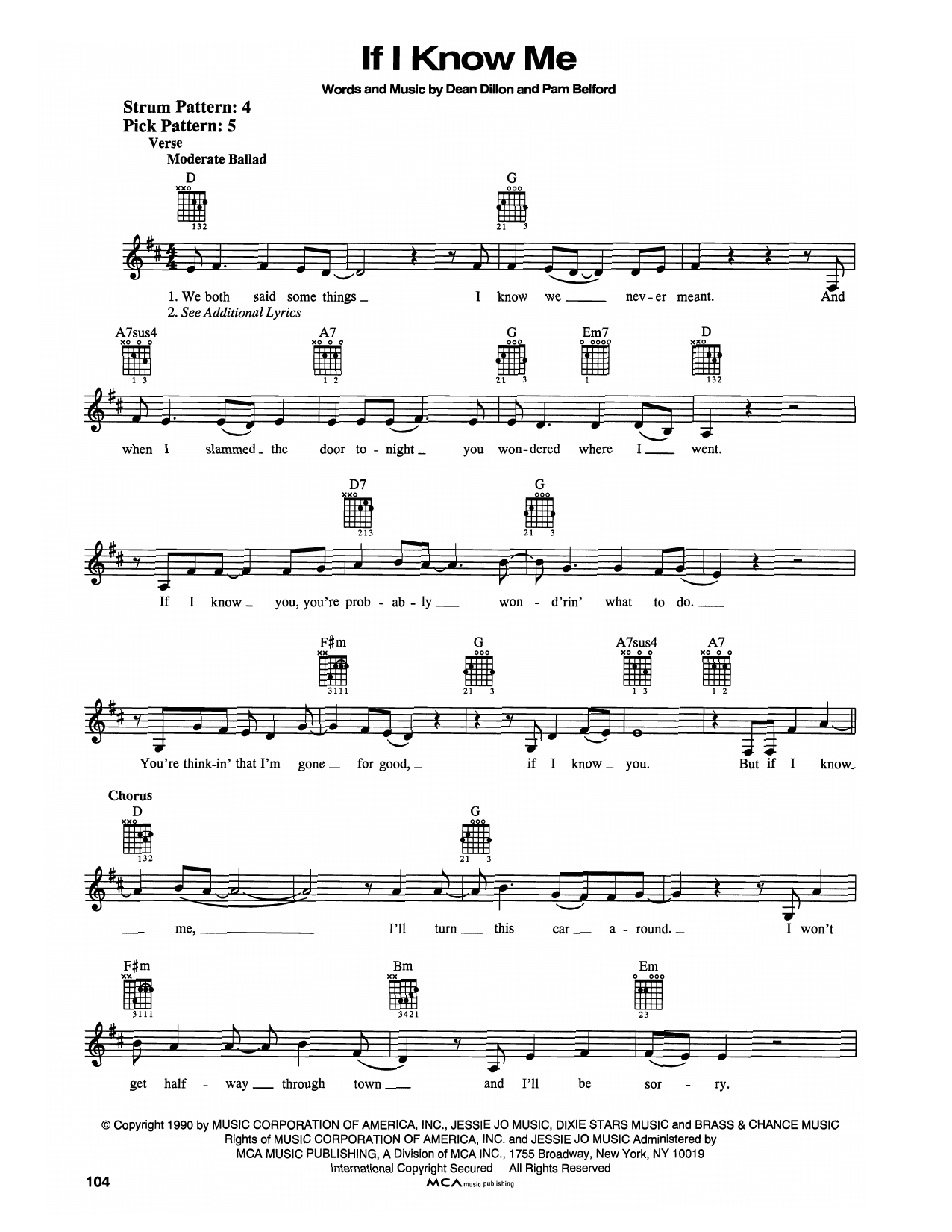 George Strait If I Know Me sheet music notes and chords. Download Printable PDF.