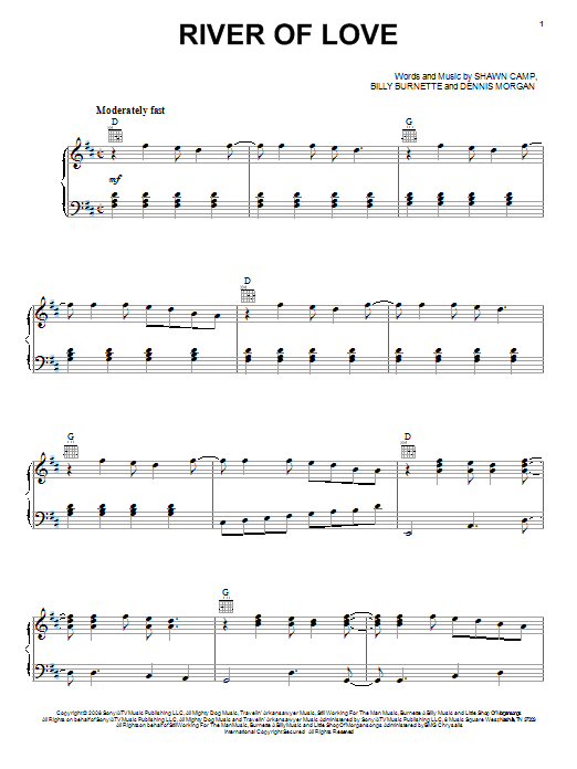 Learn to play George Strait River Of Love sheet music for Piano, Vocal & Guitar Chords (Right-Hand Melody) in minutes. Price: 7.8900$ George Strait River Of Love sheet music notes and chords arranged for Piano, Vocal & Guitar Chords (Right-Hand Melody)