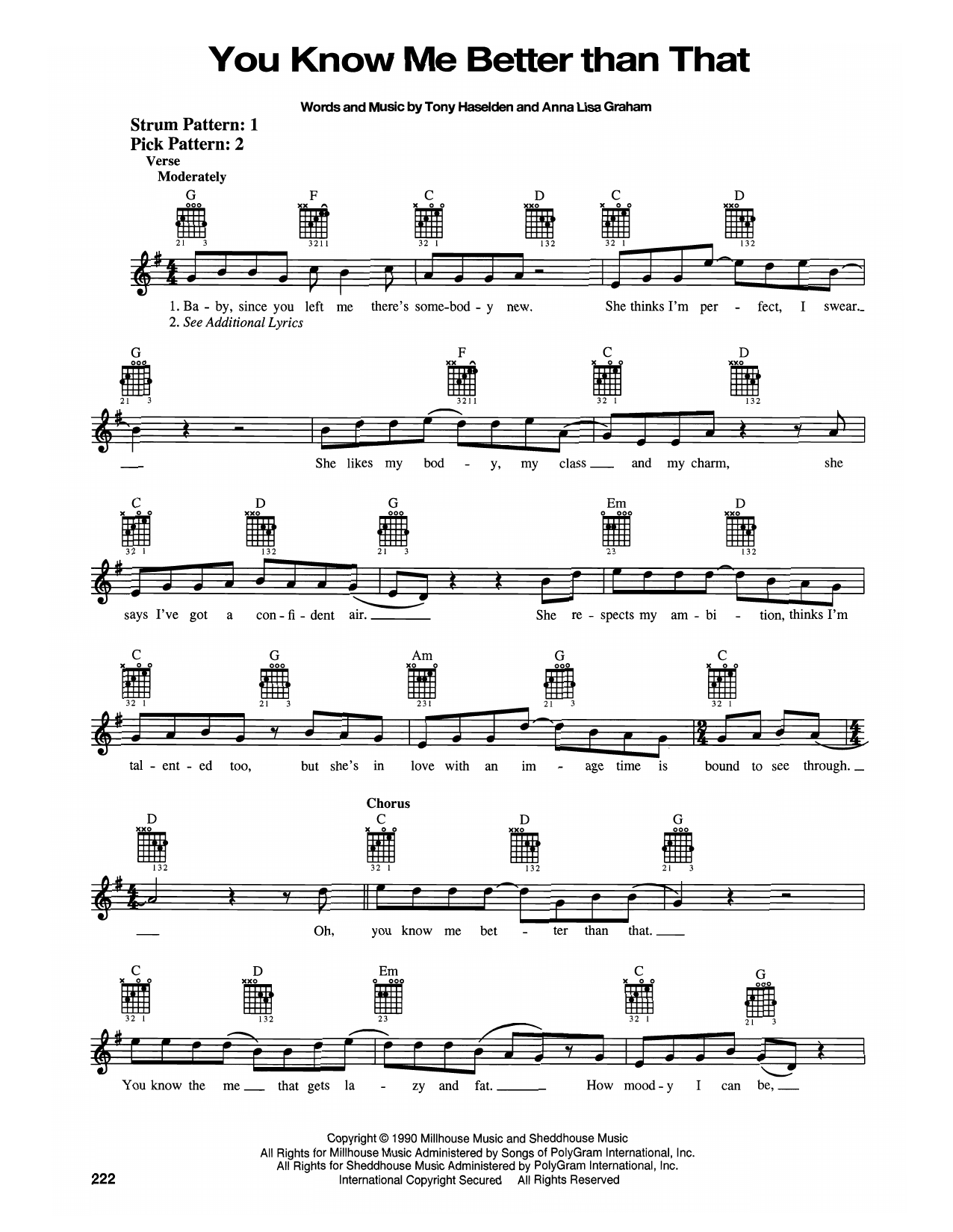 George Strait You Know Me Better Than That sheet music notes and chords. Download Printable PDF.