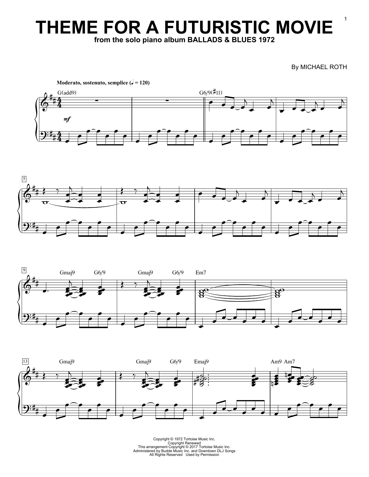 Learn to play George Winston Theme For A Futuristic Movie sheet music for Piano Solo in minutes. Price: 7.8900$ George Winston Theme For A Futuristic Movie sheet music notes and chords arranged for Piano Solo